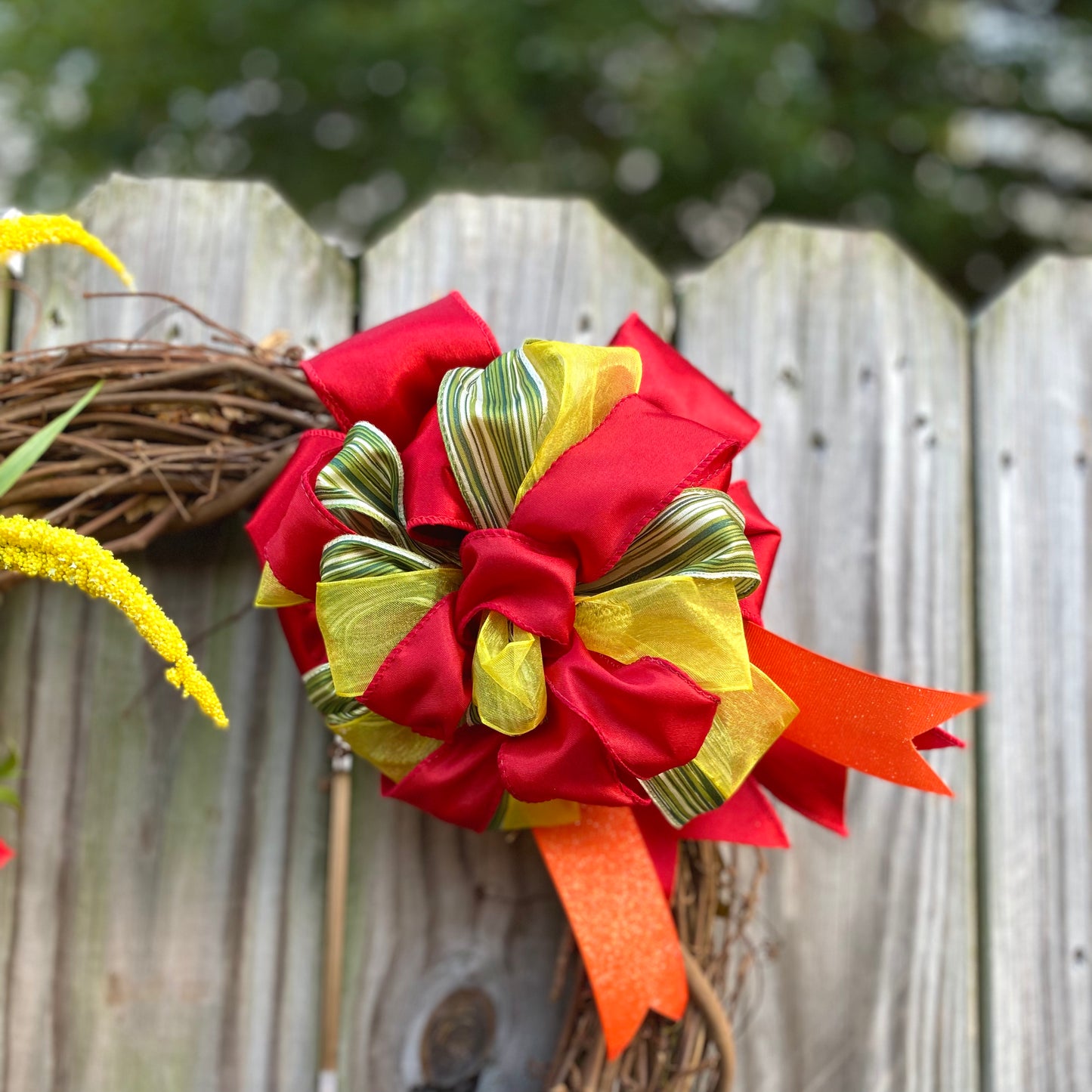 Happy Fall Grapevine Wreath